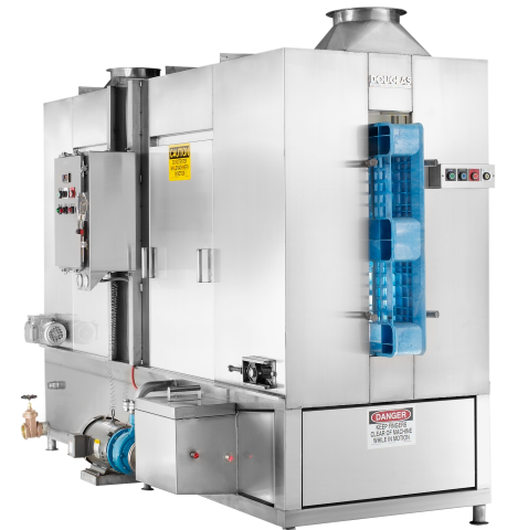 WR-1500-PW (Small) Pallet Tunnel Washers Commercial Dishwasher Manufacturer Brand Partner Douglas Washing and Sanitizing Systems Safer Cleaner Faster Industrial Dishwasher Restaurant Dishwasher Food Industry Cleaning Machines