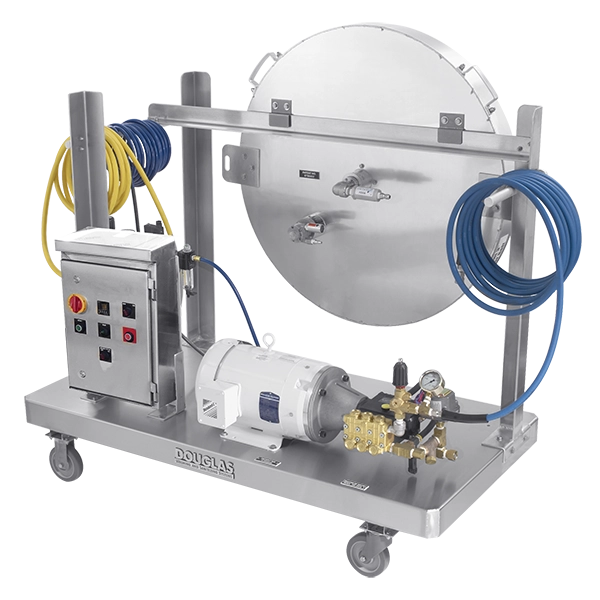 Belt Washer RH Front of Cart