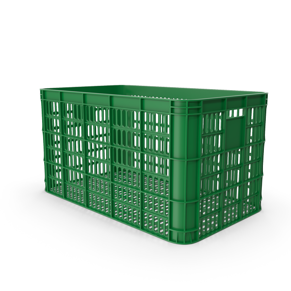 Green Plastic Crate