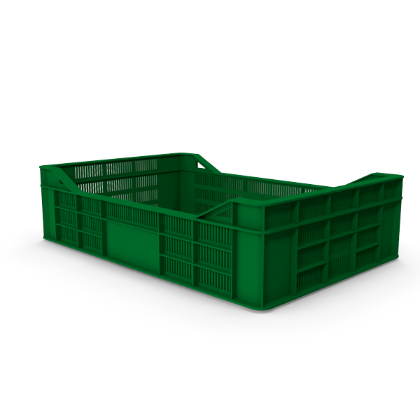 Plastic Crate 60x40x15cm for Fruits and Vegetables